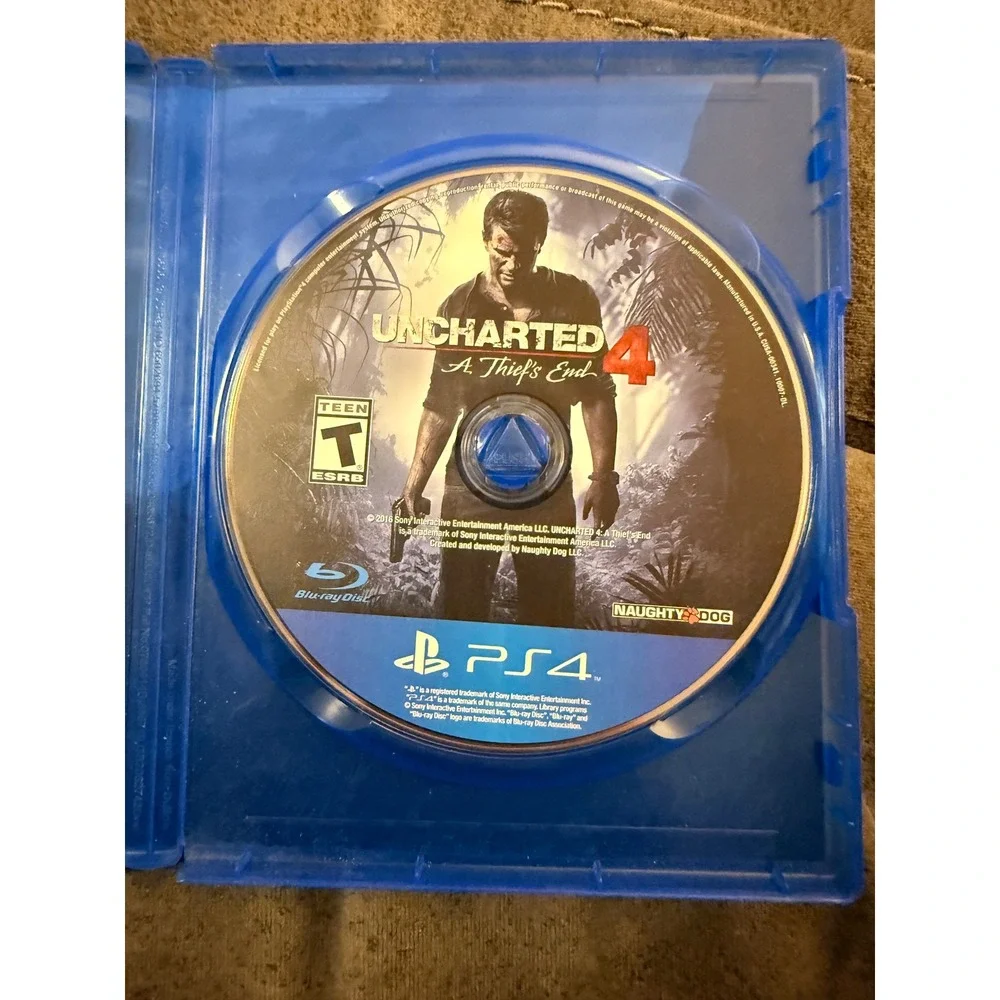 Uncharted 4 A Thiefs End Sony PlayStation 4 PS4 Video Game Naughty‎ Dog 2016